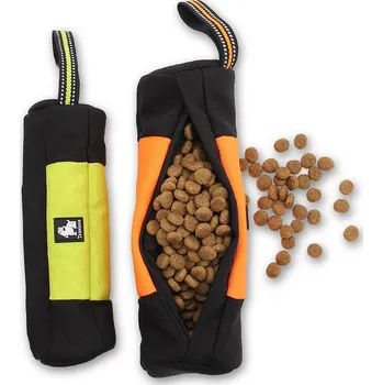 Hračka pro psa Pešek s kapsou na pamlsky Barva: oranžová, Velikost: S