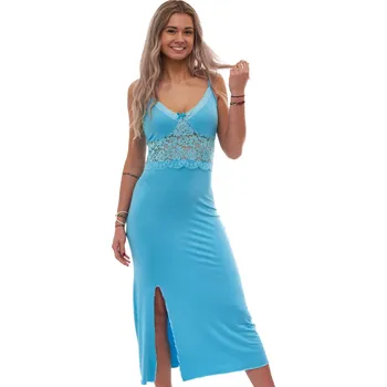 Dámská noční košile 1D1614 modrá l