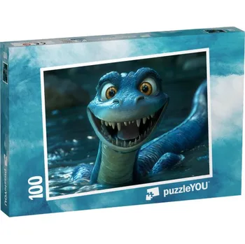 Puzzle puzzle 100 dílků „Donny Dino se vynořil z vody“