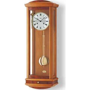 Hodiny AMS 607/9 - mechanické kyvadlové hodiny od německého výrobce v odstínu třešeň