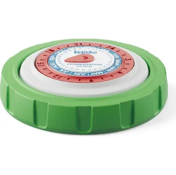 Dóza na potraviny Kefirko Uzávěr kompatibilní na skladování, zelený