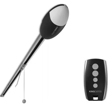 Garážová vrata KING GATES ELEVO 620 Nm 3100 ZS dálkového ovládání ,stropní pohon pro garážová sekční a výklopná vrata do výšky 2350 mm Barva: černo šedá