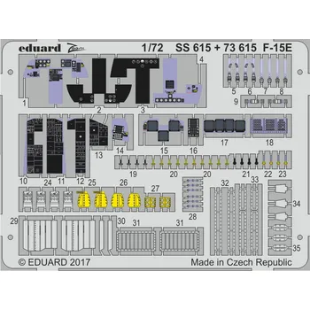 Plastikový model Eduard 1/72 F-15E (GREAT WALL HOBBY)