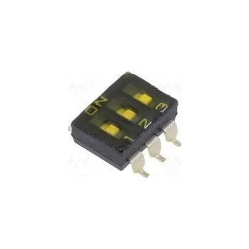 Síťový prvek Přepínač DIP-SWITCH OFF-ON 0,025A/24VDC pol 2 -40÷85°C SMD