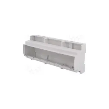 Rozvaděč Kryt na přípojnici DIN Y 91mm X 213mm Z 53mm ABS šedá