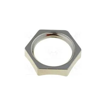 Matice LAPP 52103310 Matice s uzemněním M16 mosaz nikl Thk 3,5mm Klíč 19mm