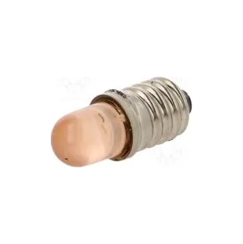 Žárovka LED lamp orange E10 230VAC 150÷170mcd