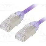 Patch cord F/UTP,TX6A-28™ 6a drát Cu LSZH fialová Dél 3m