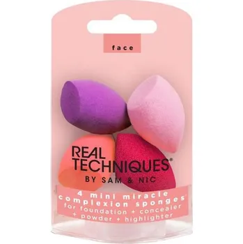 Kosmetika Real Techniques houbičky mini, 4 ks