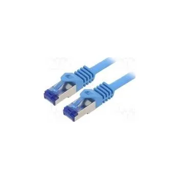 Síťový kabel Patch cord S/FTP 6a lanko Cu LSZH modrá 3m 26AWG -20÷75°C