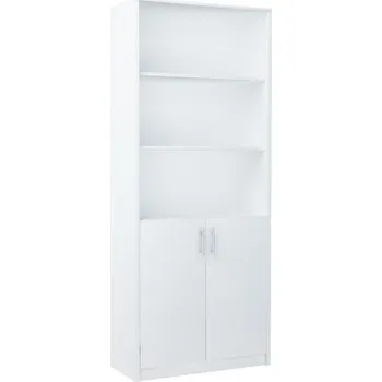 Knihovna Knihovna s dvířky MAX bílá