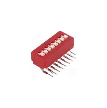 Síťový prvek Přepínač DIP-SWITCH Počet sekcí 8 OFF-ON 0,025A/25VDC pol 2