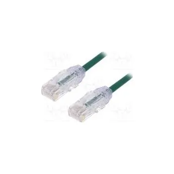 Síťový kabel Patch cord TX6-28™,U/UTP 6 lanko Cu LSZH zelená Dél 3m 28AWG