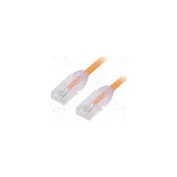 Síťový kabel Patch cord F/UTP,TX6A-28™ 6a drát Cu LSZH oranžová Dél 0,5m