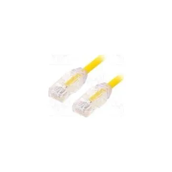 Síťový kabel Patch cord F/UTP,TX6A-28™ 6a drát Cu LSZH žlutá Dél 0,5m