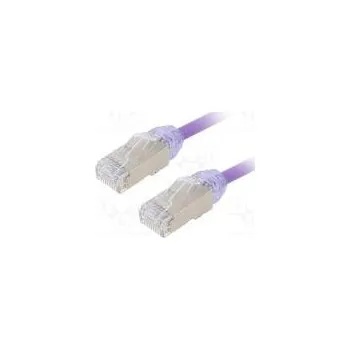 Síťový kabel Patch cord F/UTP,TX6A-28™ 6a drát Cu LSZH fialová Dél 2m