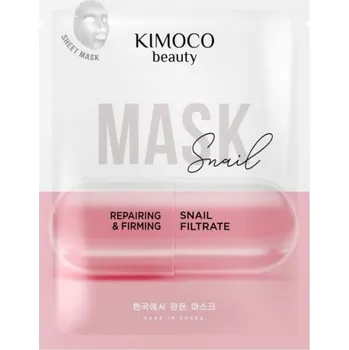Pleťová maska Kimoco Beauty obnovující, zpevňující pleťová maska s extraktem šnečího slizu, 23ml