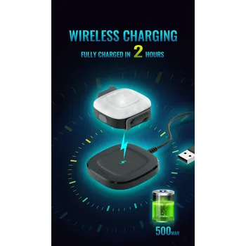 Obojek pro psa LED světlo nabíjecí, různé barevné režimy, vhodné pro psa Barva: modrá