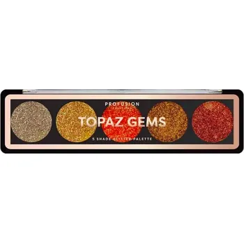 Oční stíny Profusion paletka očních stínů Topaz Gems, 4,5g