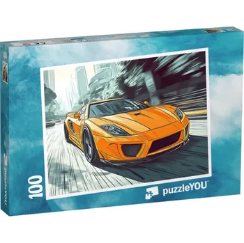 Puzzle puzzle 100 dílků „Turboblesk na kolech“