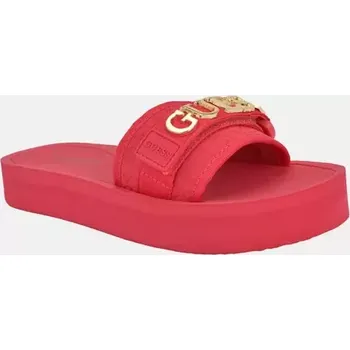 Dámské žabky GUESS dámské pantofle, nazouváky Peers červené 38,5