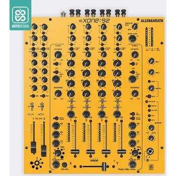 Mixážní pult Doto Design Skin XONE 92 FULL COLORS Dark Yellow V.1
