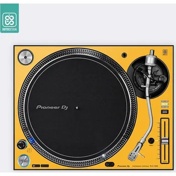 Gramofon Doto Design Skin PLX-1000 FULL COLORS Dark Yellow