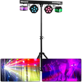 Osvětlovací technika BeamZ SB02 ShowBar Battery 2x Derby and 2x PAR