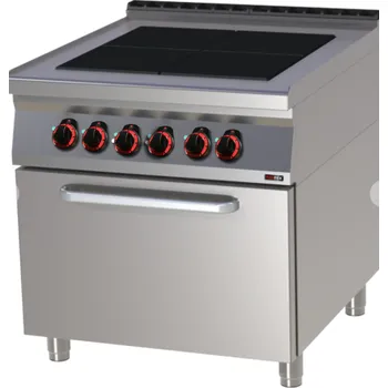 Sporák RM GASTRO Sporák elektrický s horkovzdušnou troubou SPLT 90/80 11 E RedFox