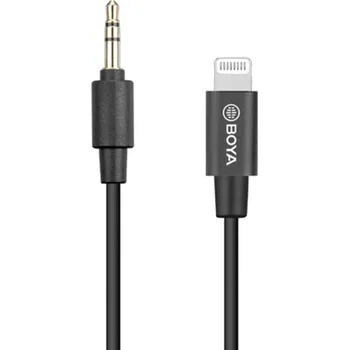 Sluchátka BOYA BY-K1 Redukce jack 3,5mm TRRS - Lighting