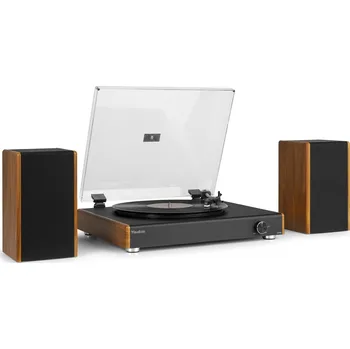 Gramofon Audizio RP335 Vintage gramofon s reproduktory, wood