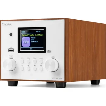 Radiopřijímač Audizio Vieste DAB+ Radio with subwoofer white