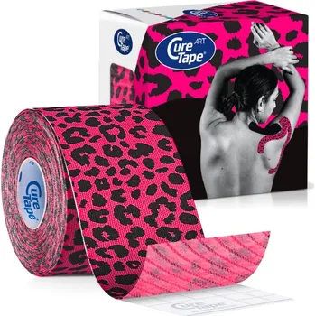 Tejpovací páska CureTape Art 5 cm x 5 m kineziologický tejp Leopard