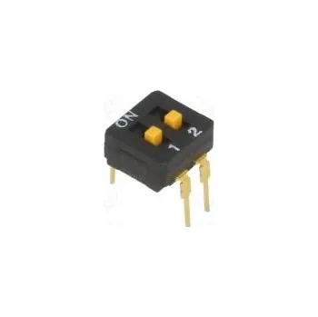 Switch Přepínač DIP-SWITCH Počet sekcí 2 ON-OFF 0,03A/30VDC pol 2