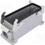 Kryt pro konektory HDC C146 velikost E24 se dvěmi západkami