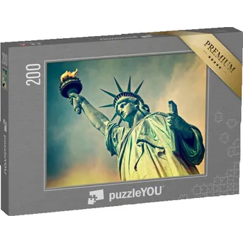 Puzzle puzzle 200 dílků „Socha Svobody, New York, USA“
