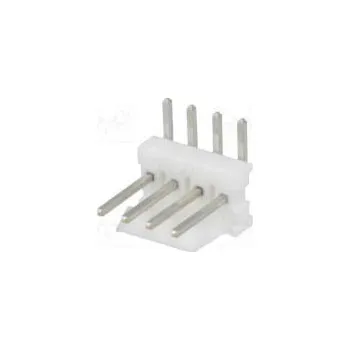Elektrický konektor Socket wire-board male PIN 4 2.54mm THT MTA-100 tinned