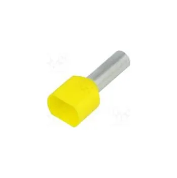 kabelová chránička Trubičková koncovka izolovaná,dvojité měď 6mm2 14mm na kabel