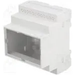 Kryt na přípojnici DIN Y 90mm X 70mm Z 65mm ABS šedá UL94V-0