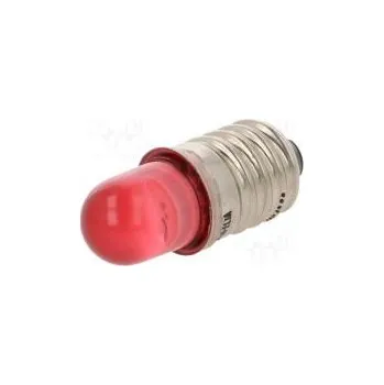 Žárovka LED lamp red E10 230VAC 200÷250mcd