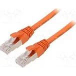 Patch cord ETHERLINE® Cat.6a,S/FTP 6a lanko Cu LSZH oranžová