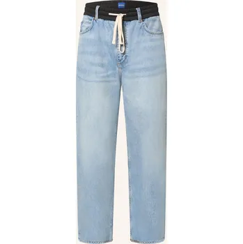 Hugo Pánské Džíny Draisen Oversize Fit, 446 turquoise/aqua, 34