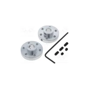 RC náhradní díl Upevnění kola Hřídel hladký Poč.ks 2 Pr.hřídele 6,35mm