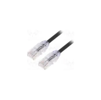 Síťový kabel Patch cord F/UTP,TX6A-28™ 6a drát Cu LSZH černá Dél 2m 28AWG