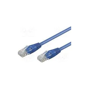 Síťový kabel Patch cord U/UTP 5e lanko CCA PVC modrá 10m 28AWG