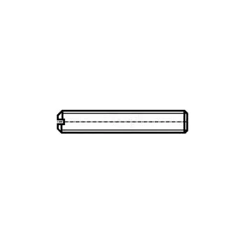 Spojovací materiál Šroub M3x4 DIN 551 Hlava bez hlavy plochá ocel zinek 0,4mm