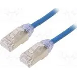Patch cord F/UTP,TX6A-28™ 6a drát Cu LSZH modrá Dél 5m 28AWG
