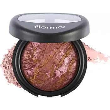 Přípravek na tvář Flormar zapečená tvářenka terracotta, 9g, č.44 Pink Bronze