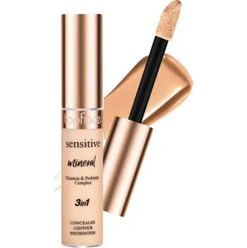 Dekorativní kosmetika TOPFACE minerální tekutý korektor 3v1, VEGAN, 003 Natural, 12ml