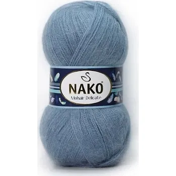 Příze Nako Mohair delicate 1986 modro-šedá